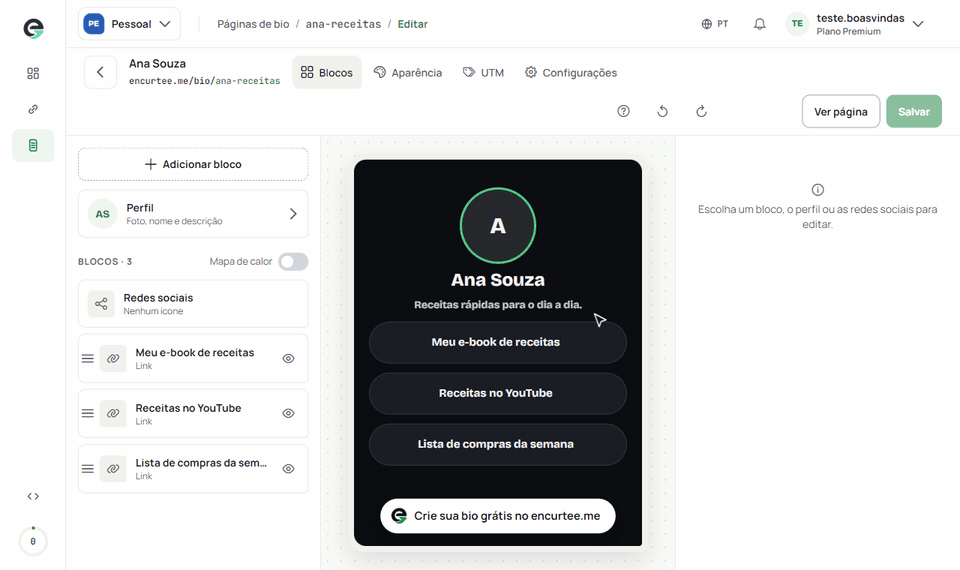 Adicionando o Instagram nas redes sociais da página